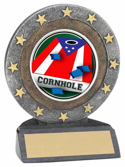 Cornhole Resin Award Trophy