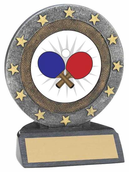 Ping Pong Resin Trophy