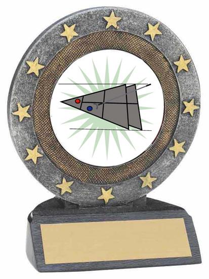 Shuffleboard Resin Trophy