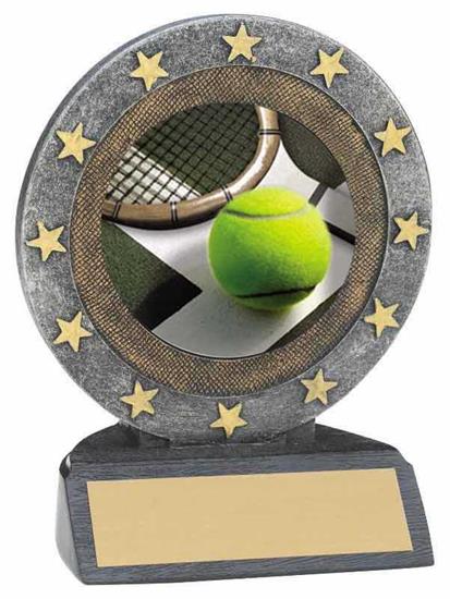Tennis Star Resin Trophy