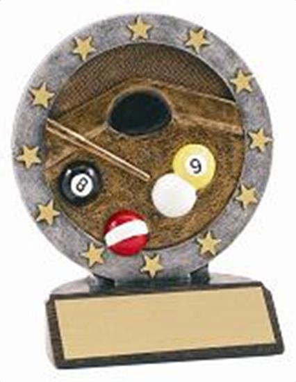 Billiard Resin Figure Trophy