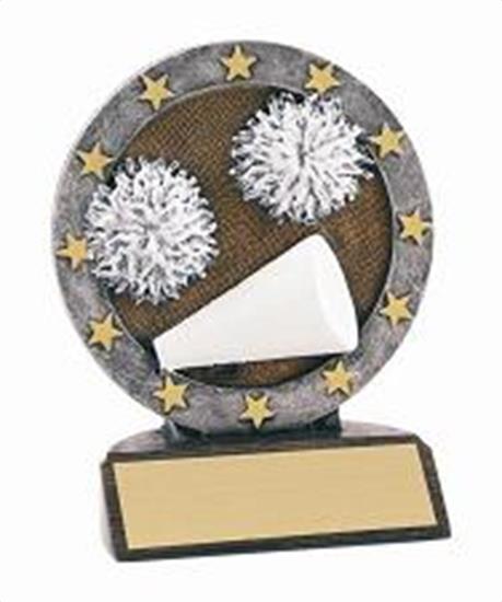 Cheerleading Resin Figure Trophy