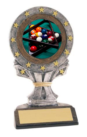 Billiards All Star Resin Trophy