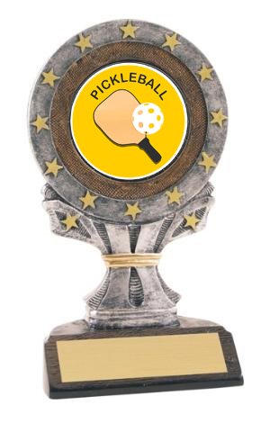 All Star Resin Pickleball Trophy