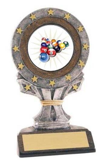 Billiard 2 All Star Resin Trophy