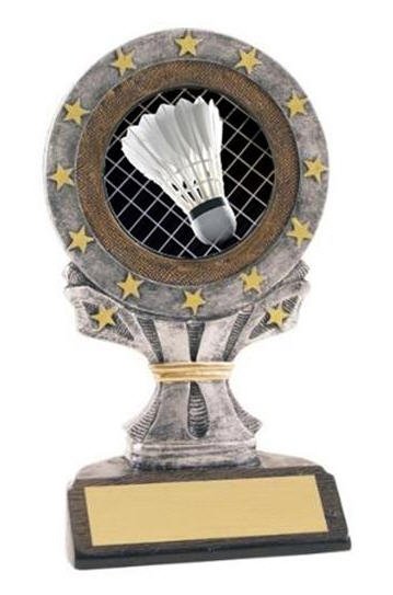 All Star Resin Badminton Trophy