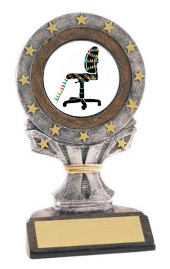 Christmas Cubicle All Star Resin Trophy