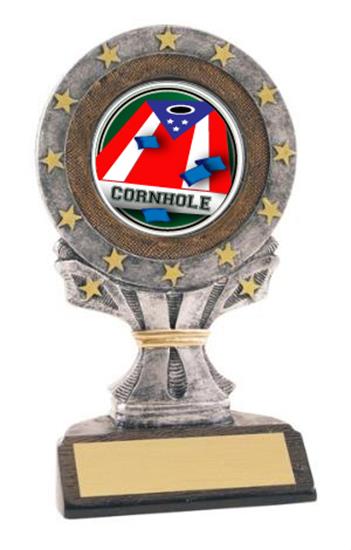 Cornhole All Star Resin Trophy