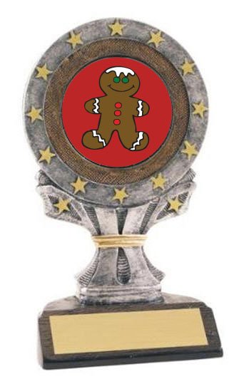 All Star Resin Gingerbread Trophy
