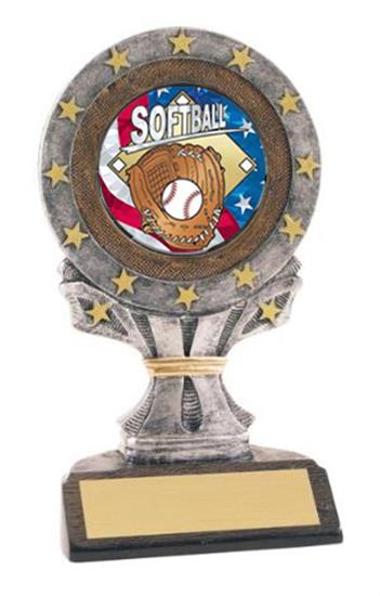 Softball All Star Resin Trophy
