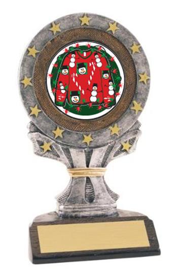 Ugly Christmas Sweater All Star Resin Trophy
