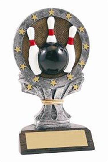 Bowling 6 1/4 Tall Resin Trophy