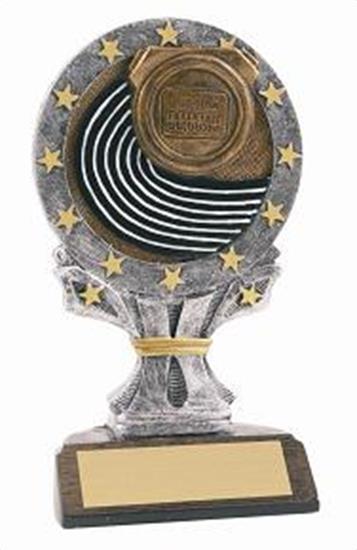 Track 6 1/4 Tall Resin Trophy