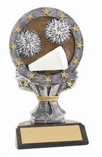 Cheerleading 6 1/4 Tall Resin Trophy