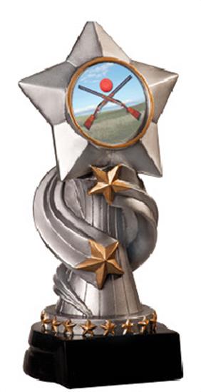 Sporting Clay Encore Resin Trophy