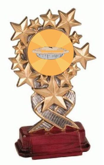Starburst Best Thanksgiving Pie Trophy