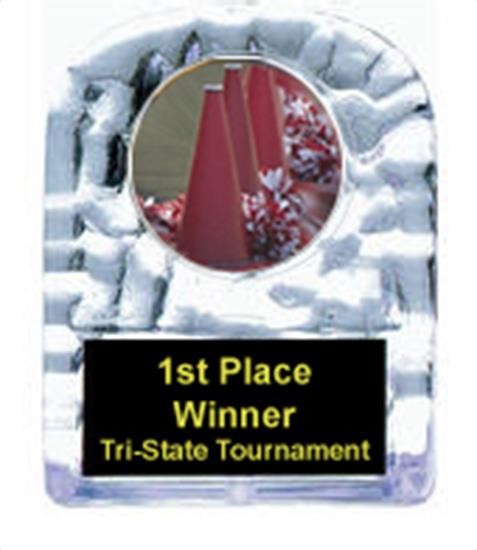 Cheerleading Cracked Ice Trophy