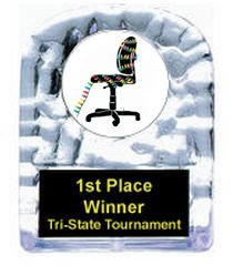 Christmas Cubicle Cracked Ice Award