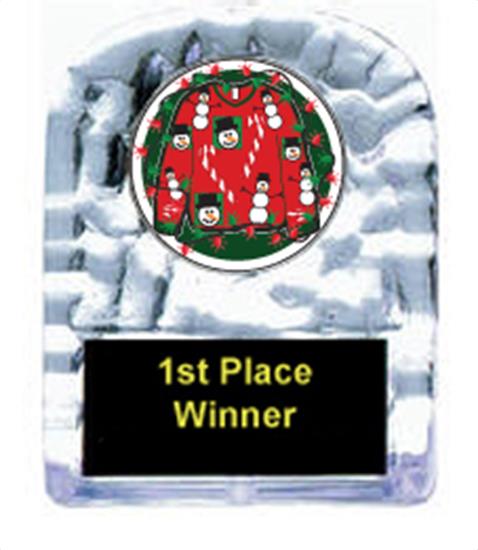 Ugly Christmas Sweater Cracked Ice Award