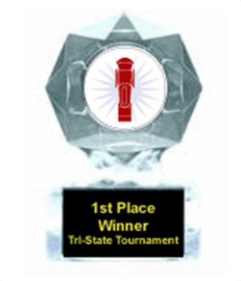 Foosball Clear Star Award