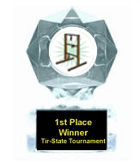 Ladder Golf Clear Star Award