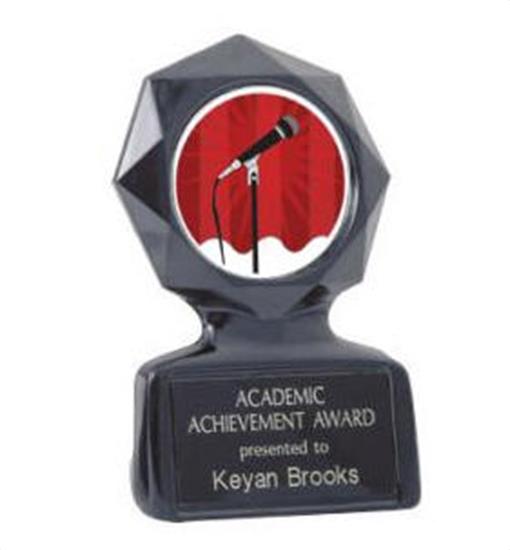 Black Star Karaoke Trophy