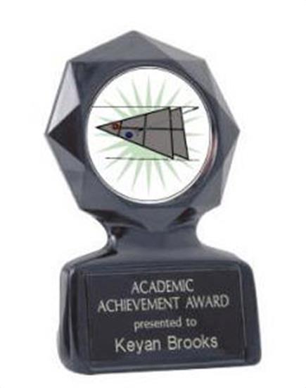 Shuffleboard Black Star Trophy