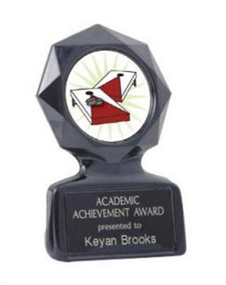 Black Star Cornhole Trophy