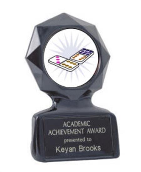 Black Star Dominoes Trophy