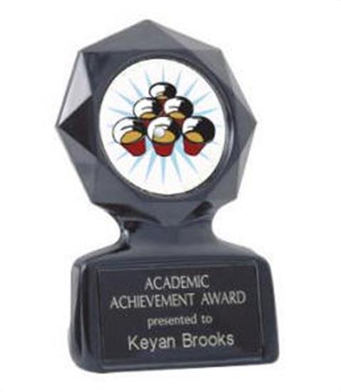 Black Star Beer Pong Trophy