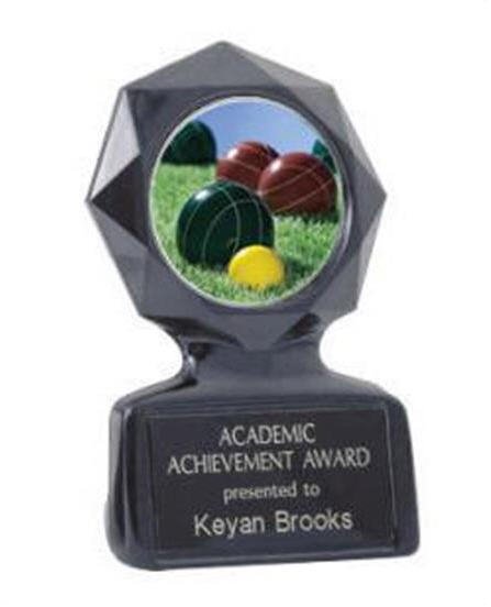 Bocce Ball Black Star  Trophy