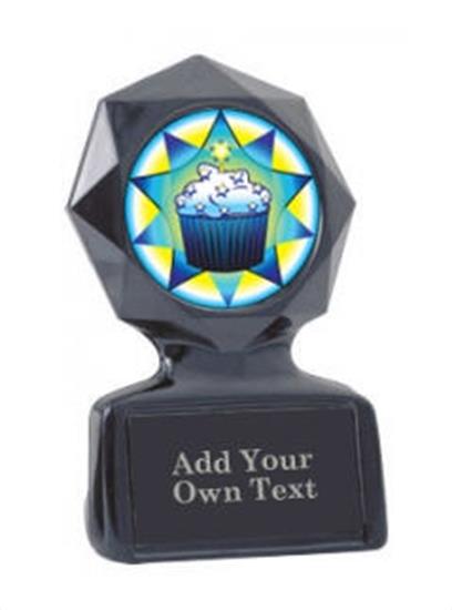 Black Star Cupcake Trophy