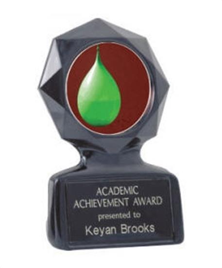 Water Balloon Toss Black Star Trophy