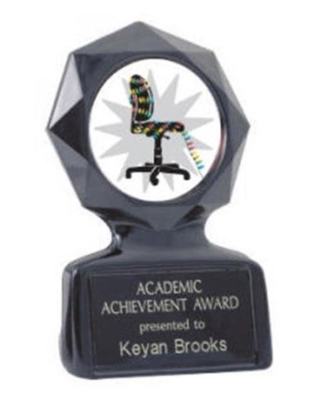 Cubicle Christmas Black Star Trophy