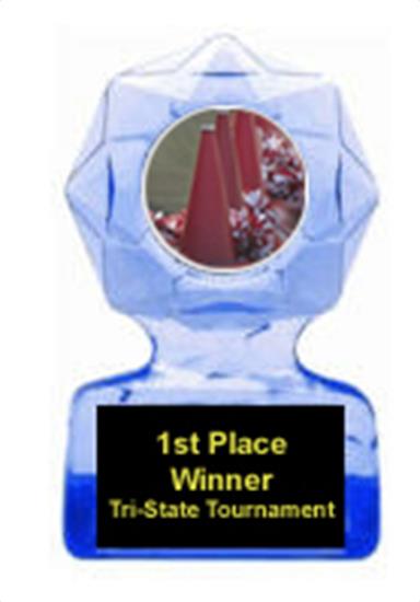 Cheerleading Blue Star Trophy