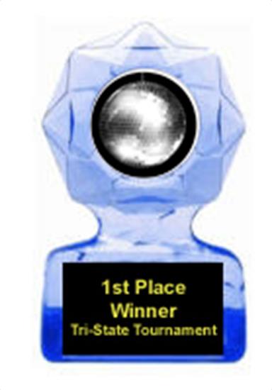 Disco ball Blue Star Award