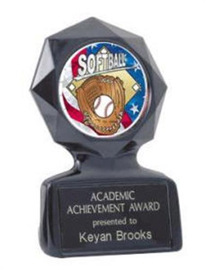 Softball Black Star Trophy