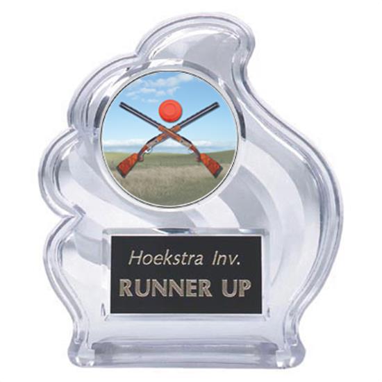 Sculpted Wave Sporting Clays Trophy