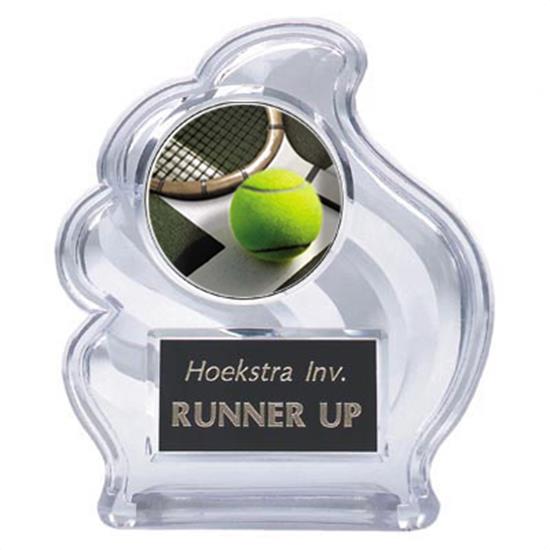 Tennis Sculpted Wave Trophy