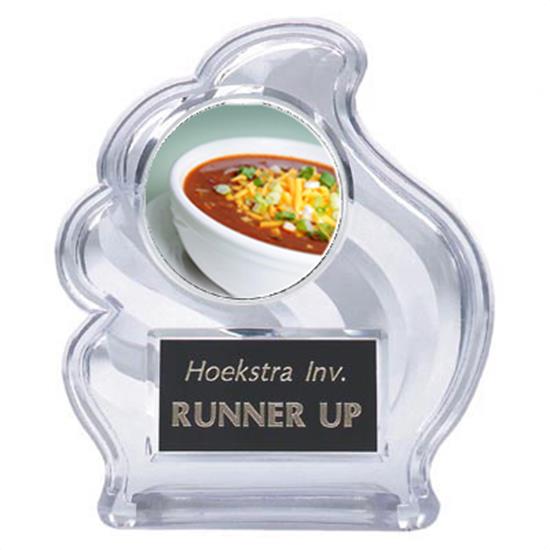 Chili Bowl Cook Off Sculpted Wave Trophy
