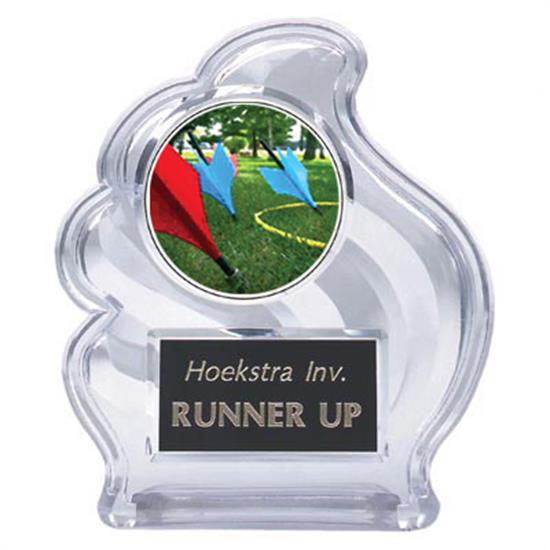 Sculpted Wave Lawn Darts Trophy