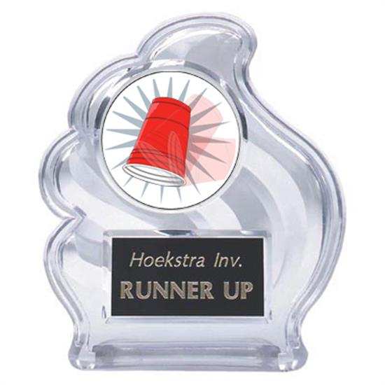 Sculpted Wave Flip Cup Trophy