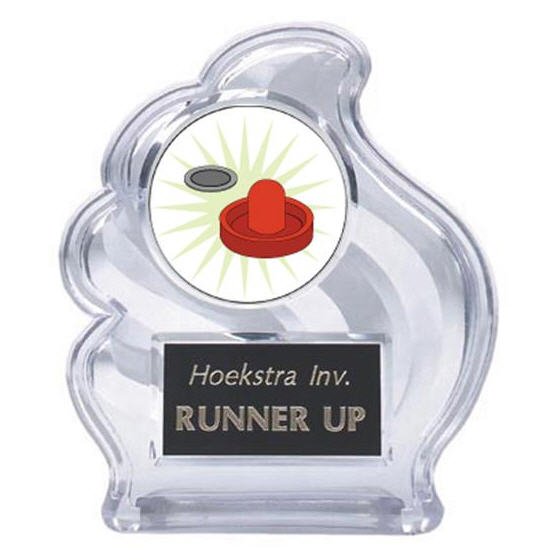 Air Hockey Sculpted Wave Trophy