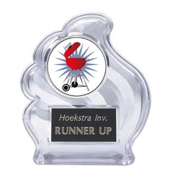 Sculpted Wave Barbecue Cook Off Trophy