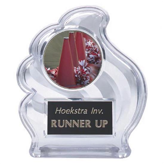 Cheerleading Sculpted Wave Trophy