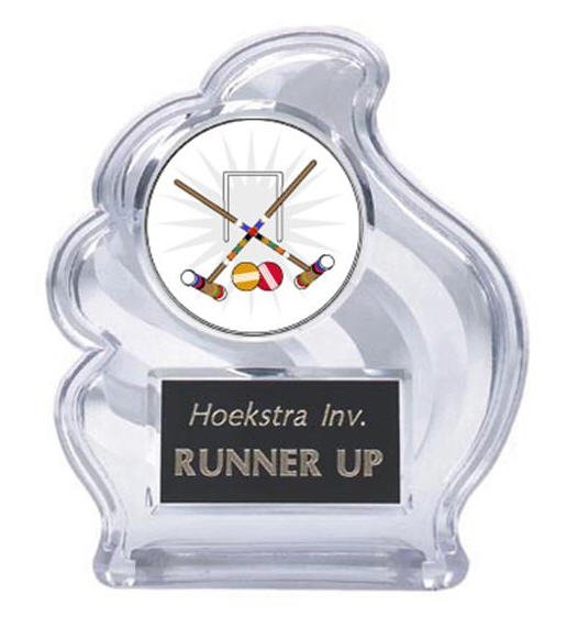 Croquet Sculpted Wave Trophy