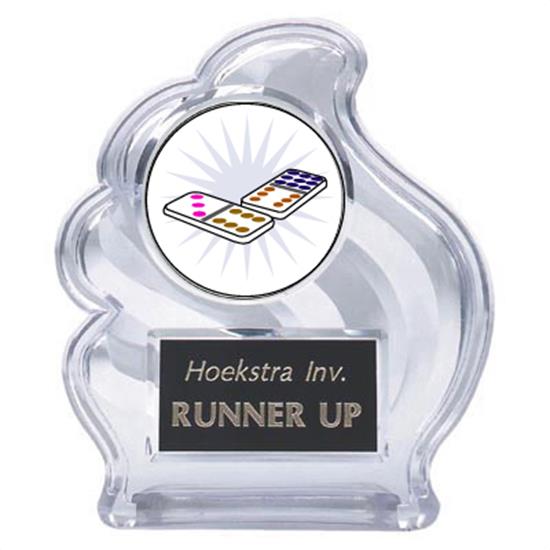 Domino Sculpted Wave Trophy