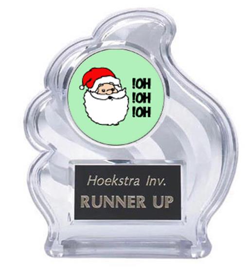 Santa Sculpted Wave Trophy