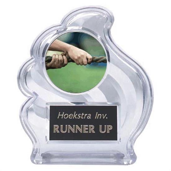 Tug of War Sculpted Wave Trophy