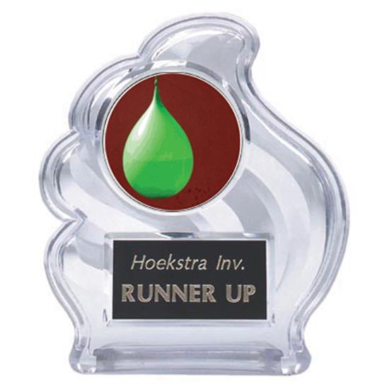 Water Balloon Toss Sculpted Wave Trophy